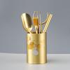 Chinese Style Brass Tea Ceremony Tools Set Six Essential Accessories Gongfu Making