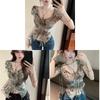 Oversized V Neck Sleeveless T Shirt With Tie Details For Summer Casual Wear