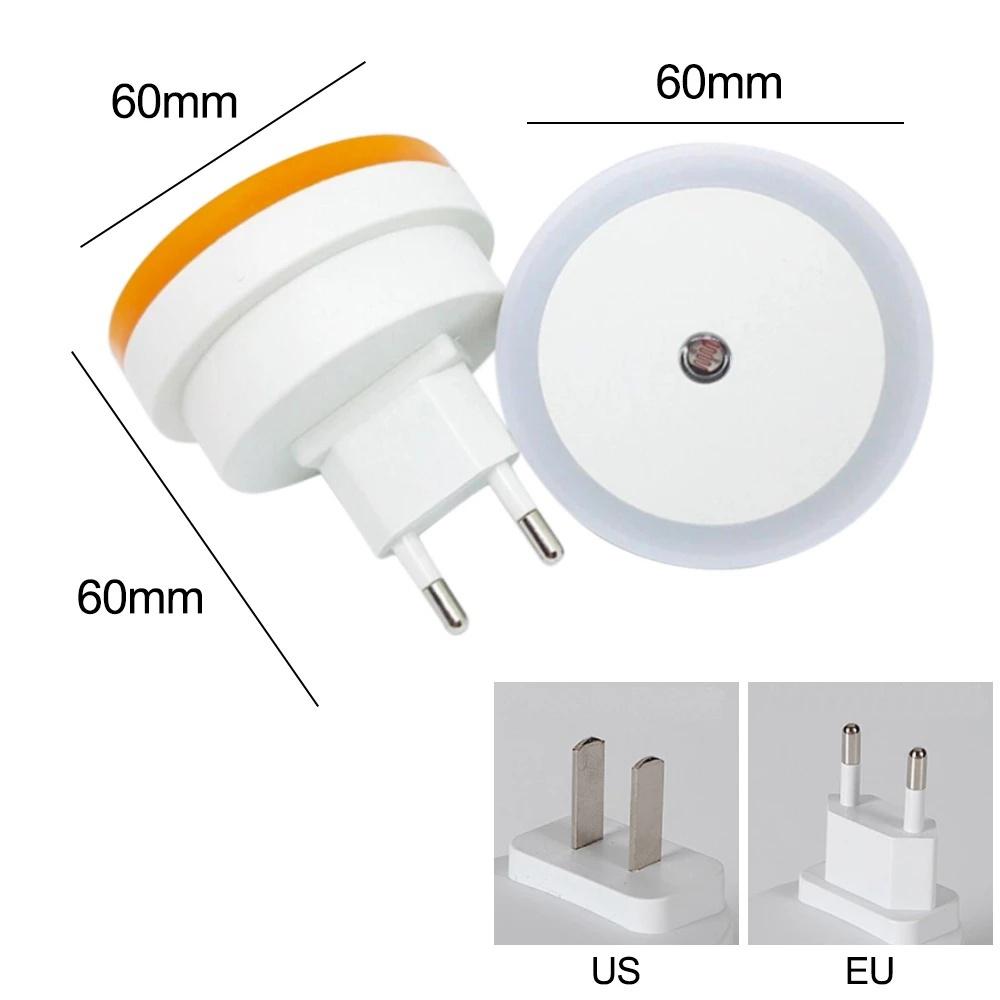 Светодиодный ночник с сенсорным управлением, ночник, энергосберегающий светодиодный сенсорный светильник, вилка европейского стандарта, США, ночник для детей, лестницы в спальню