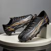 Fashion Men's Soccer Shoes FG/TF Non-Slip Turf Soccer Cleats Training Shoes Ultralight Outdoor Sneakers Athletic Low Top Football Boots