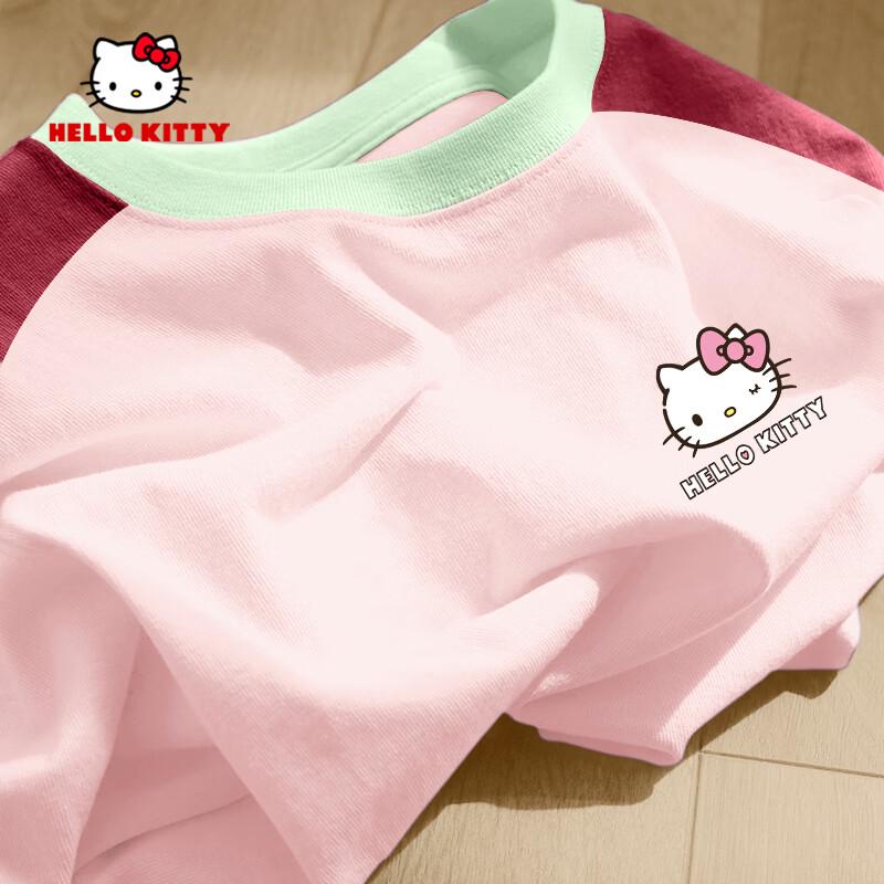 Hello Kitty Детская хлопковая футболка с коротким рукавом
