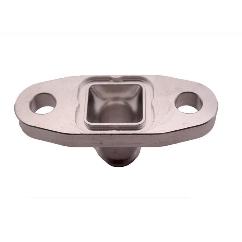 Car Turbo Oil Return/Drain Engine Block Side Flange Adapter Kit To straight 3/4” Bard For T3 T4 T04B T04E Car Accessories