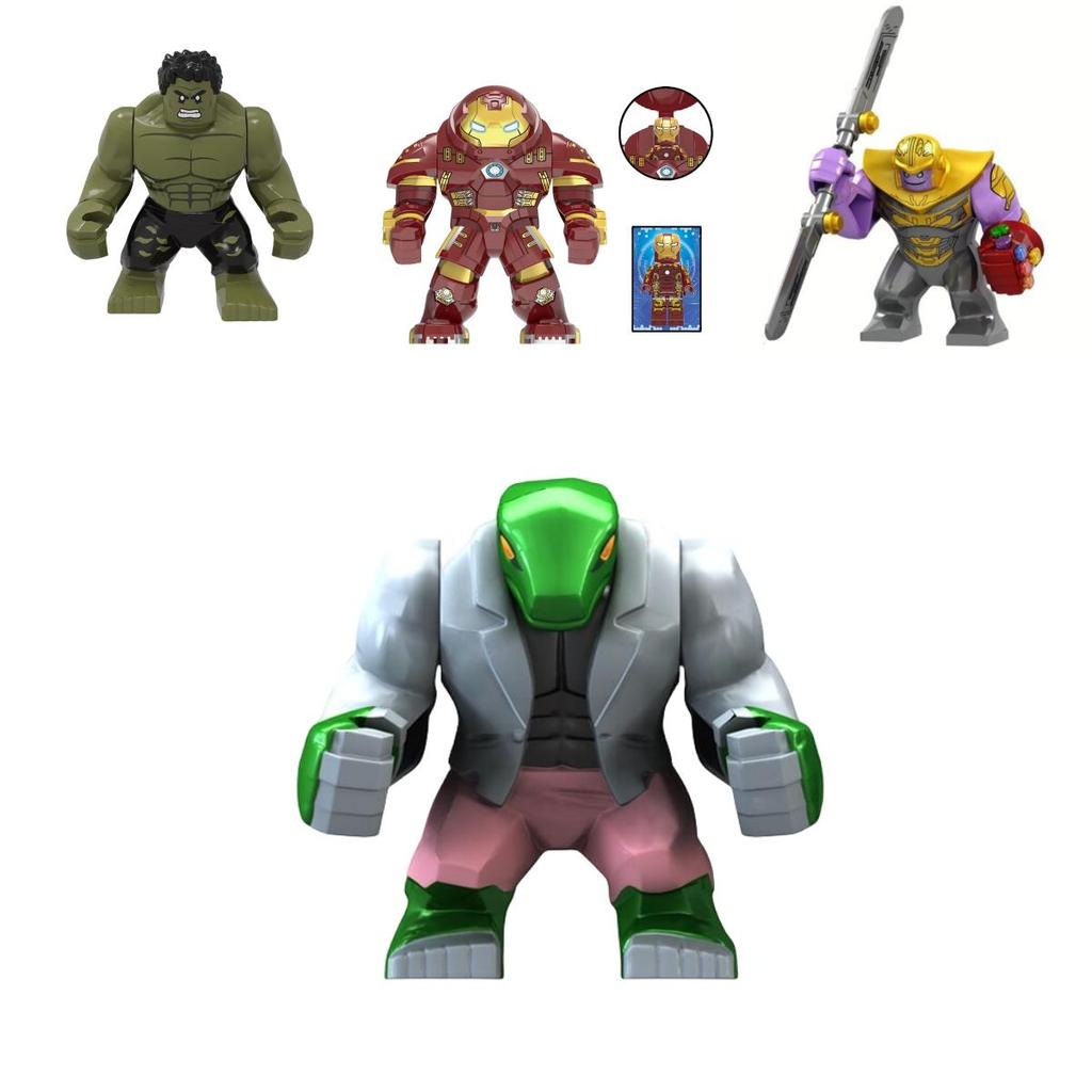 Набор экшн-фигурок супергероев Pg Коллекция для взрослых Включает Железного Человека Халка Тора Капитана Америку Грута АБС-пластик Высота 8 см