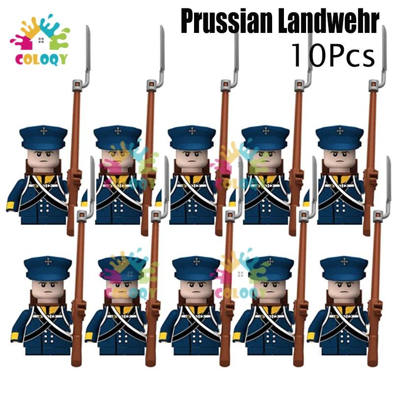 Kids Toys 22Pcs/10Pcs Napoleonic Wars Military Soldier Building Blocks Imperial Navy Figures Toys For Kids Birthday Gifts