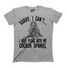 Sorry I Cant I Have Plans With My Cocker Spaniel Dog Tshirt Unisexs Ladies Unisex T Unisex Brand Clothing Tees Casual Male