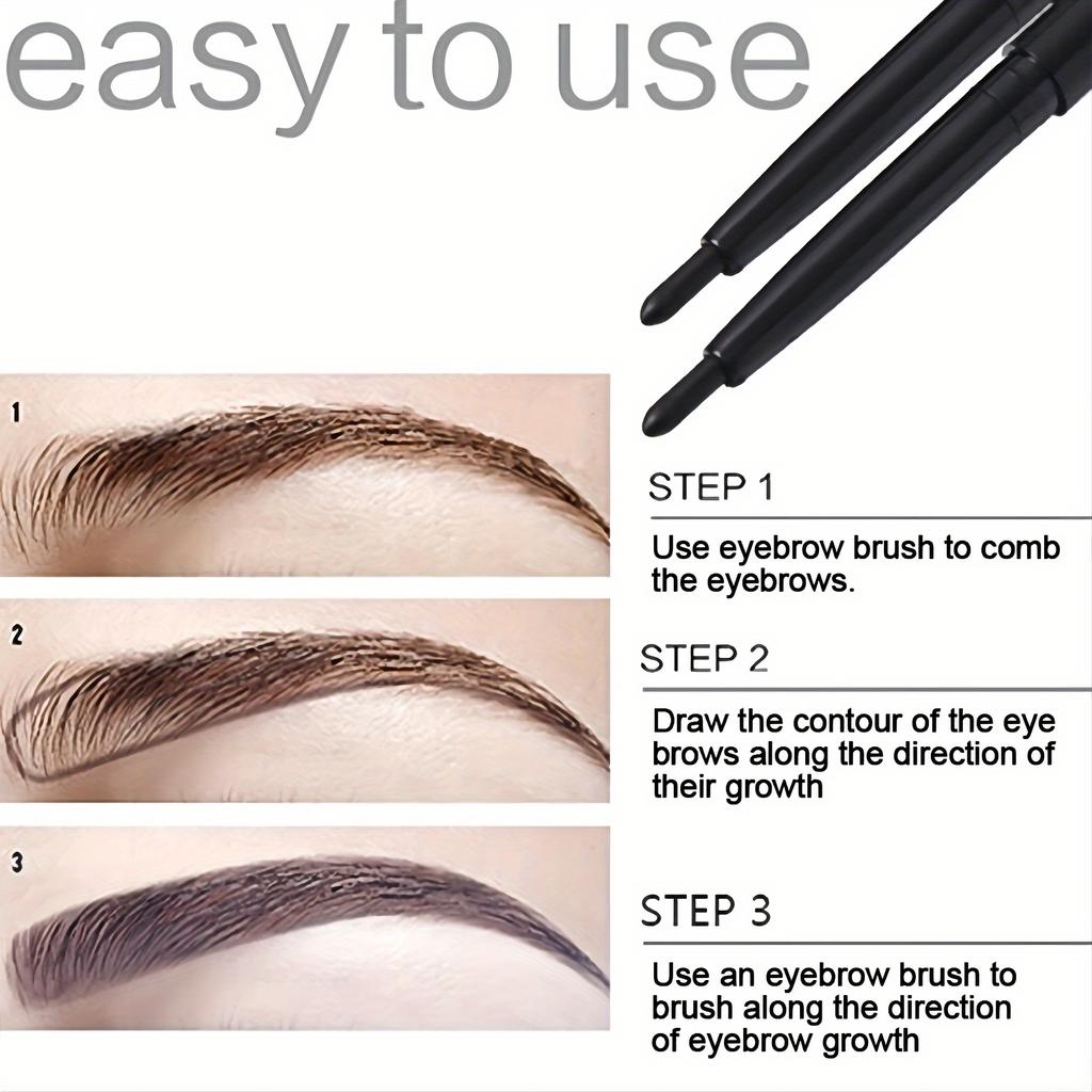 Waterproof & Sweat-Proof Black Eyeliner Pencil - Long-Lasting, Smudge-Proof For Bold Eye Makeup
