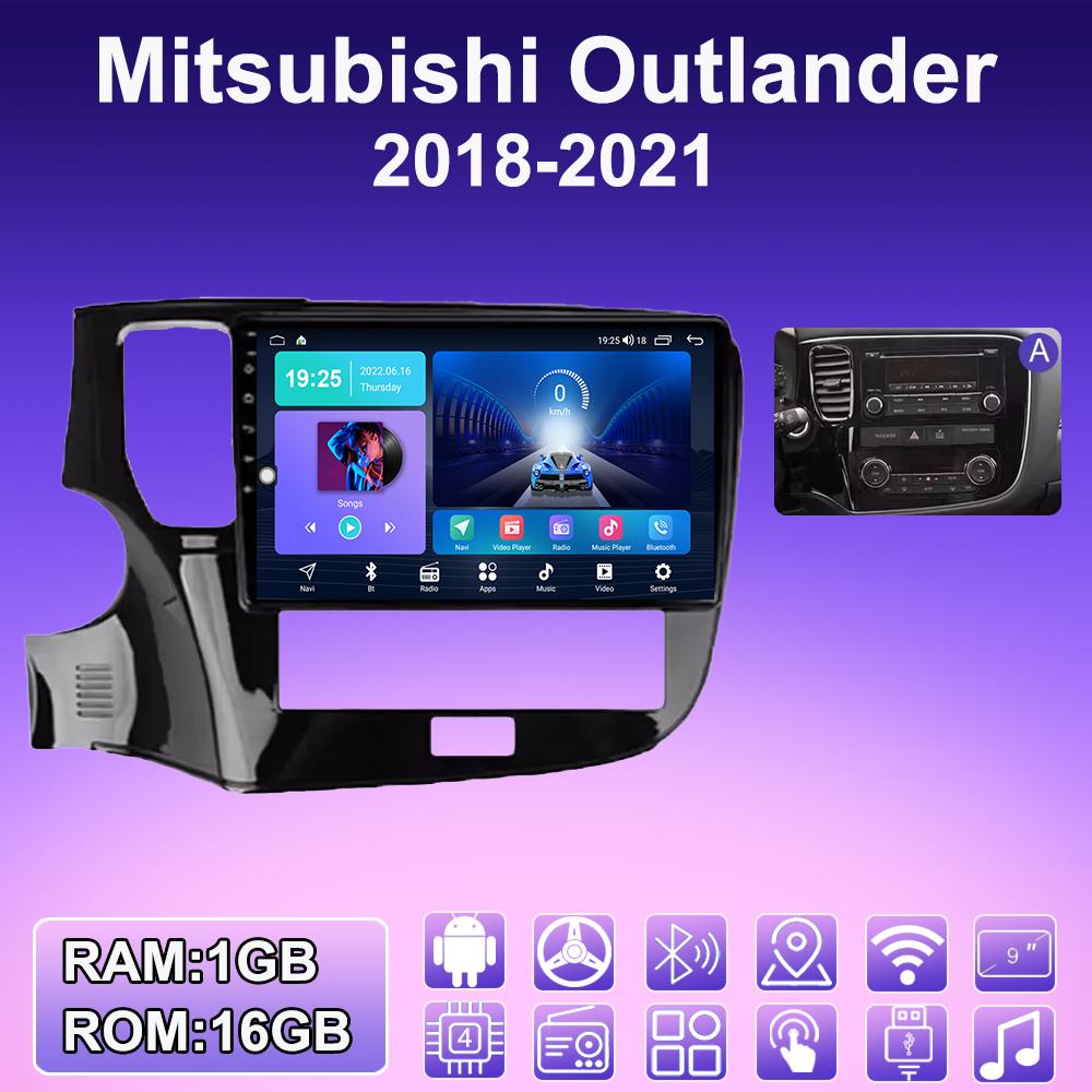 2 DIN Android Carplay автомобильное радио для Mitsubishi Outlander 2018-2021 мультимедийный проигрыватель головное устройство стерео GPS навигация BT WIFI 2+32 ГБ
