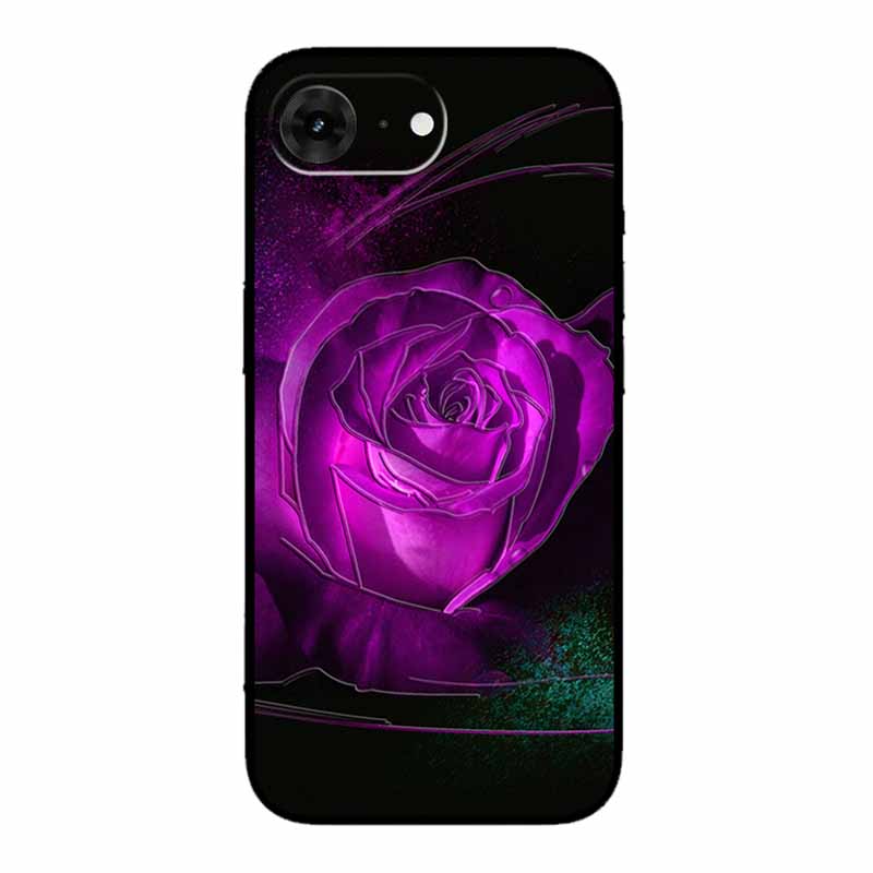 3D Тисненый Чехол Для iphone 16e 2025 Coque Funda Черный Силиконовый Мягкий Задний Чехол Для iphone 16e Чехол 16 e Оболочка Capas