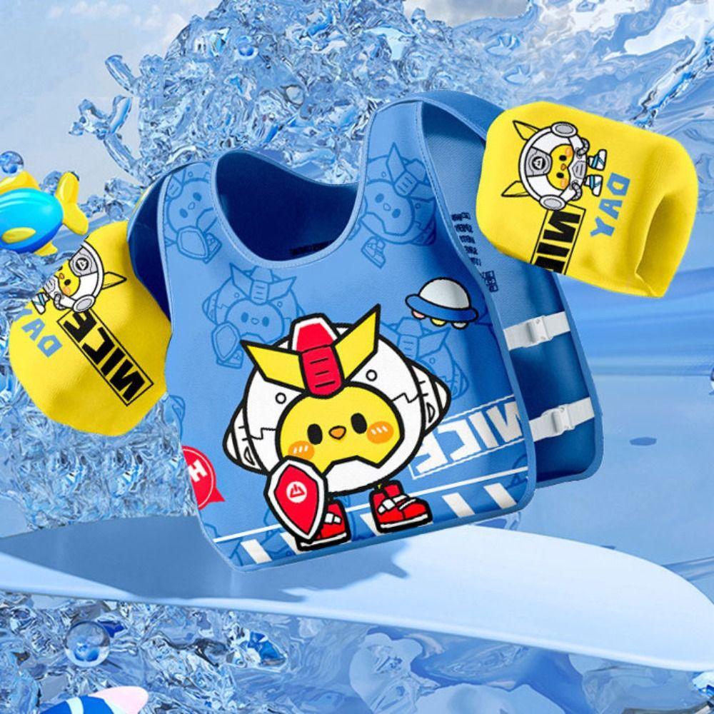 Куртки для плавания с защитой от опрокидывания для детей Регулируемый жилет для плавания без надувания для детей