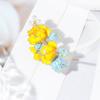 Yousheng Brooch Pin Flower Shape Faux Pearls Decor Enamel Pin Fine Craftsmanship Collar Coat Badge Clothing Decoration
