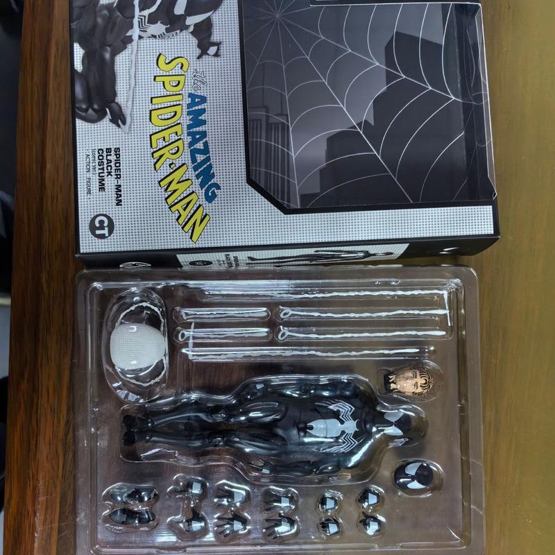 Новейший Оригинальный Завод Ct Mafex147 Симбиот Человек-Паук Мультяшная Версия Костюма Венома Питер Паркер Может Делать Модель Игрушка Подарки