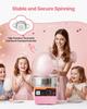 Electric Cotton Candy Machine, 1000W Electric Floss Maker With Cover, Commercial Cotton Candy Machine w/Stainless Steel Bowl & Sugar Scoop, Ideal for