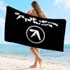Aphex Twin Пляжное полотенце Цветные банные полотенца Для девочки Микрофибра Быстросохнущие На заказ Без песка Пляж Йога Спа Тренажерный зал Бассейн