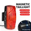 Bicycle Taillight Magnetic Induction Self-powered Mountain Bike Tail Light Cycling Warning Magnetic Tail Light