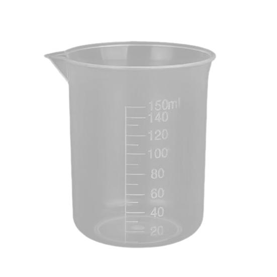 Plastic Measuring Cup Clear Graduated Cup Spout Design Multipurpose Mixing Cups Kitchen Baking Tools