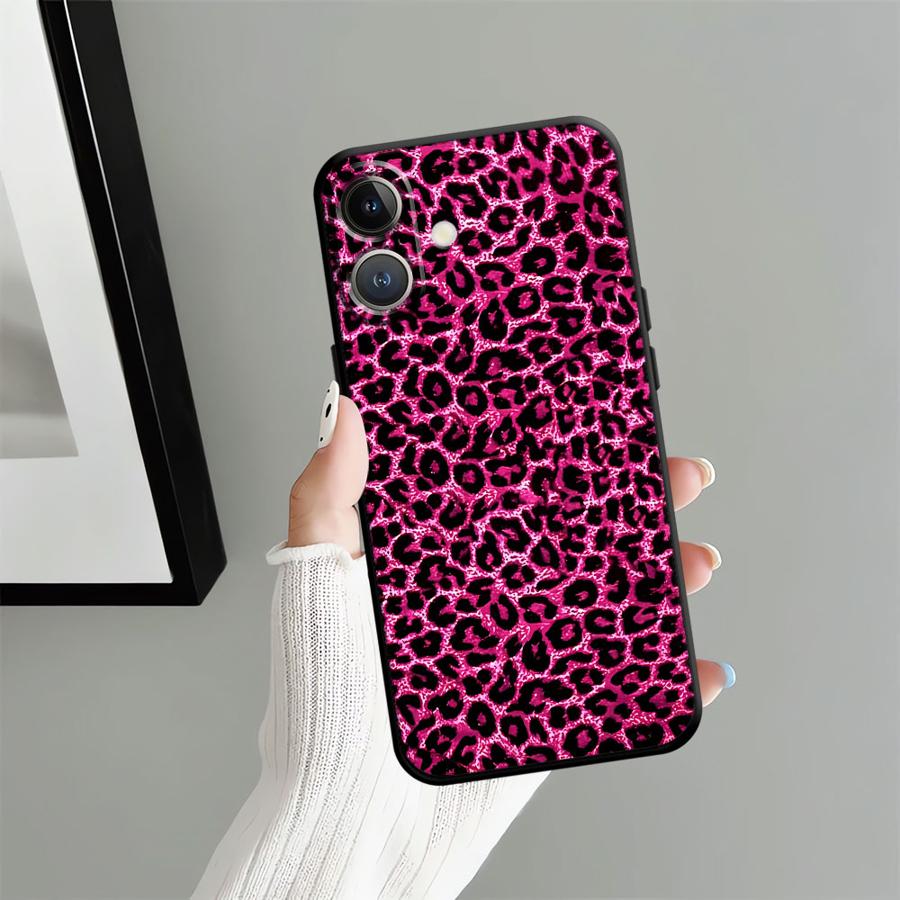 Модный чехол с леопардовым принтом для Apple iPhone 17 Pro Max 16 12 15 Pro 7 8 14 13 Air XR XS MAX 11 Чехол для телефона Funda