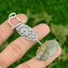 Серебро 925 пробы Овальный Полихромный Яшмовый Камень Ручной Работы Мать Подвеска Украшение