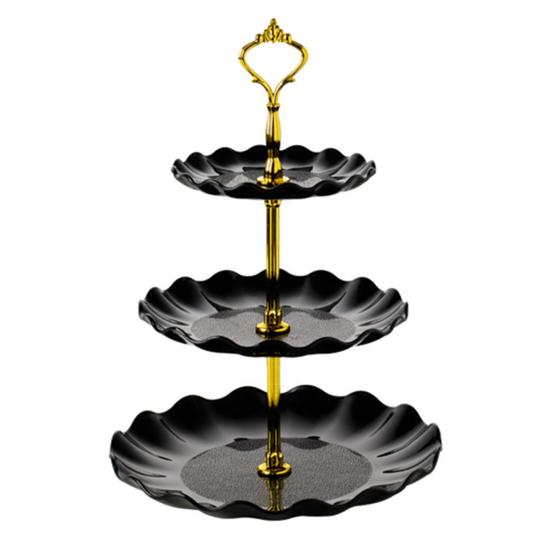 Подставка для закусок Yousheng, трехслойная, антидеформируемая, из полипропилена, креативная, для домашнего хозяйства