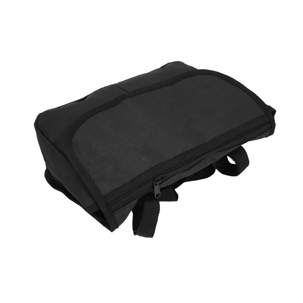 Walker Bag 600D Encrypted Polyester Fabric 3 Large Pockets Light Weight Scooter Wheelchair Storage BagBlack