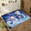 Game Genshin Furina Floor Mat Soft Thickened Absorbent Non-Slip Bedroom Living Room Door Mat Home Decor Flannel Rugs