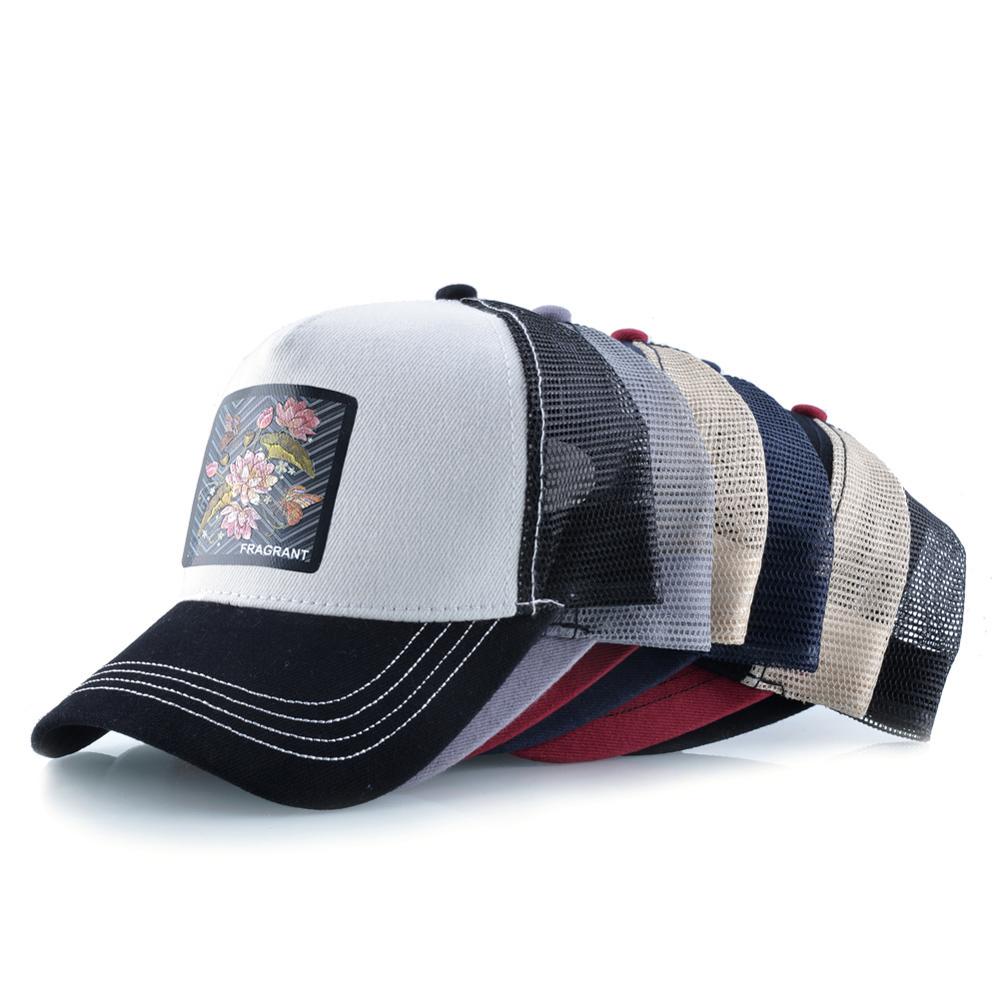 Adjustable Baseball Caps Women Summer Breathable Snapback Dad Hat For Men Patch Baseball Mesh Hat