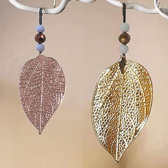 Metal Leaf Decor Anti-corrosive Rust-proof Exquisite Texture High Simulation Wide Application Decoration Long Lasting Window Hanging AVE