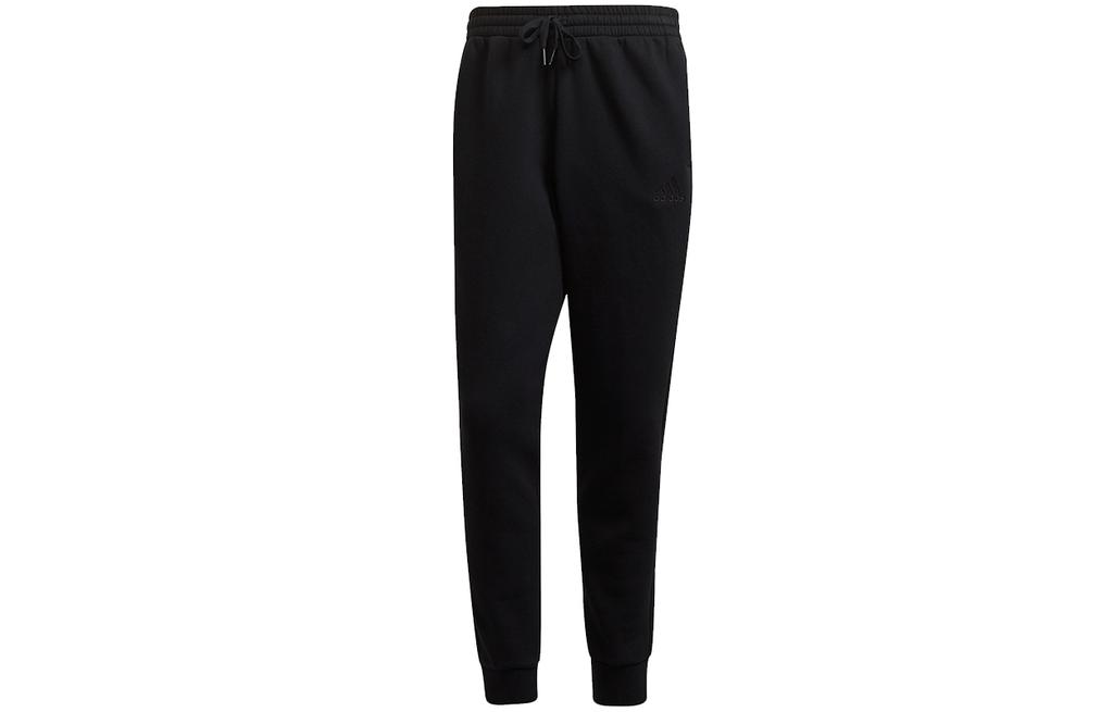 adidas Брюки Essentials French Terry зауженные с манжетами и тремя полосками H57046