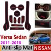 Противоскользящий резиновый коврик для ворот для Nissan Versa Sedan N17 Almera Sunny Latio 2011 2012 2013 2014 2015 2016 2017 2018