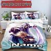 3pcs Duvet Cover Set (1*Duvet Cover + 2*Pillowcase, Without Core), Custom Name Final Fantasy Pattern Bedding Set, Home Bedroom Decor Gift