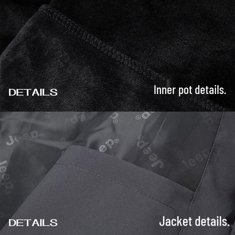 JEEP Men's 3-in-1 Detachable Warm Jacket
