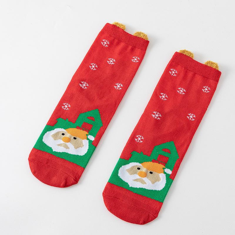 Christmas Cotton Cartoon Socks Merry Christmas Decorations For Home Xmas Ornaments Gifts Party Supplies Happy New Year