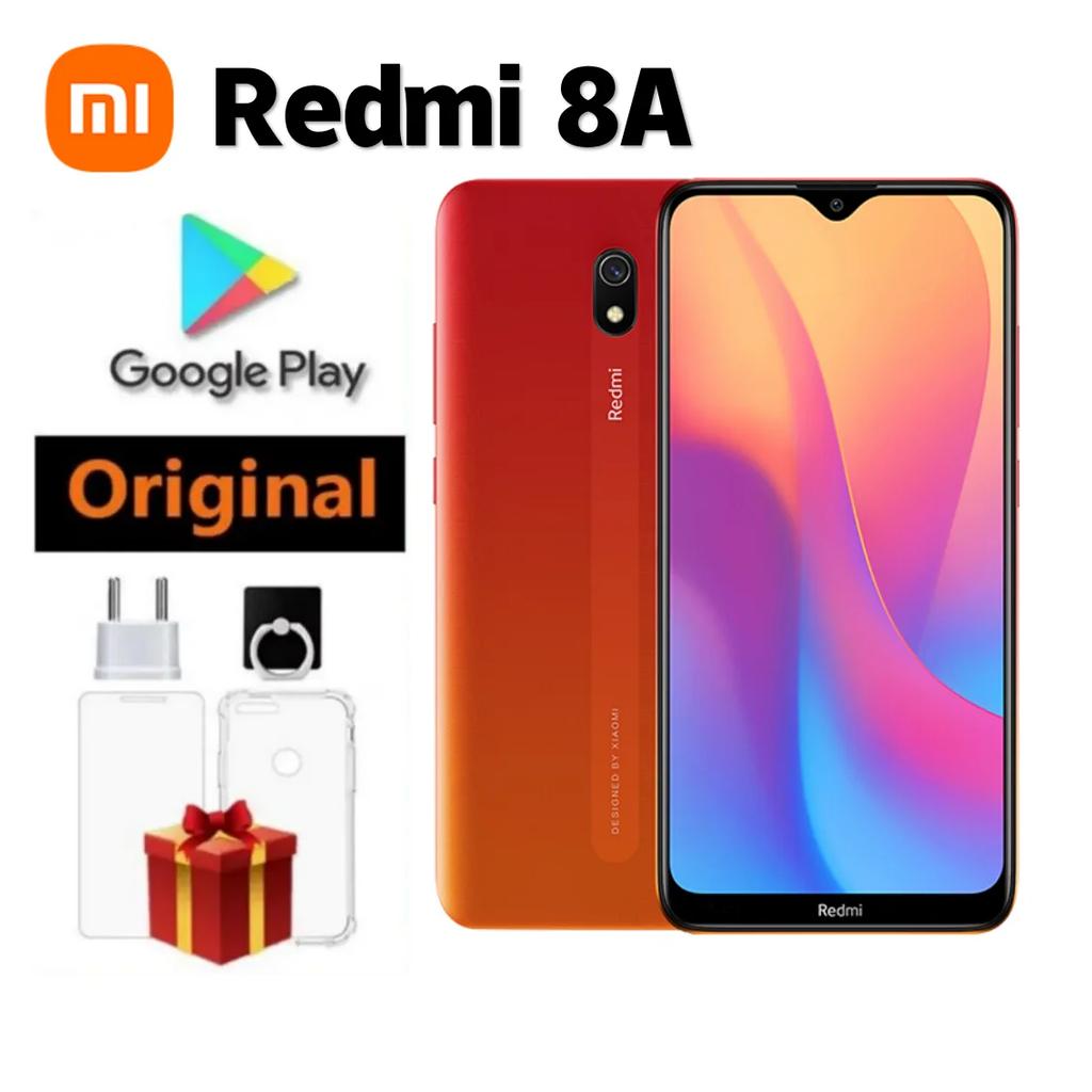 Восстановленный оригинальный мобильный телефон Xiaomi Redmi 8A 4 ГБ 64 ГБ Аккумулятор 5000 мАч Snapdargon 439 Камера 12 МП 4G Смартфон глобальная прошивка