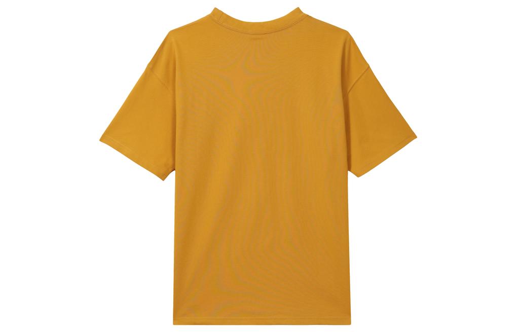 Men's Nike T Shirts Men's Yellow Crew Neck Moderate Straight Fit