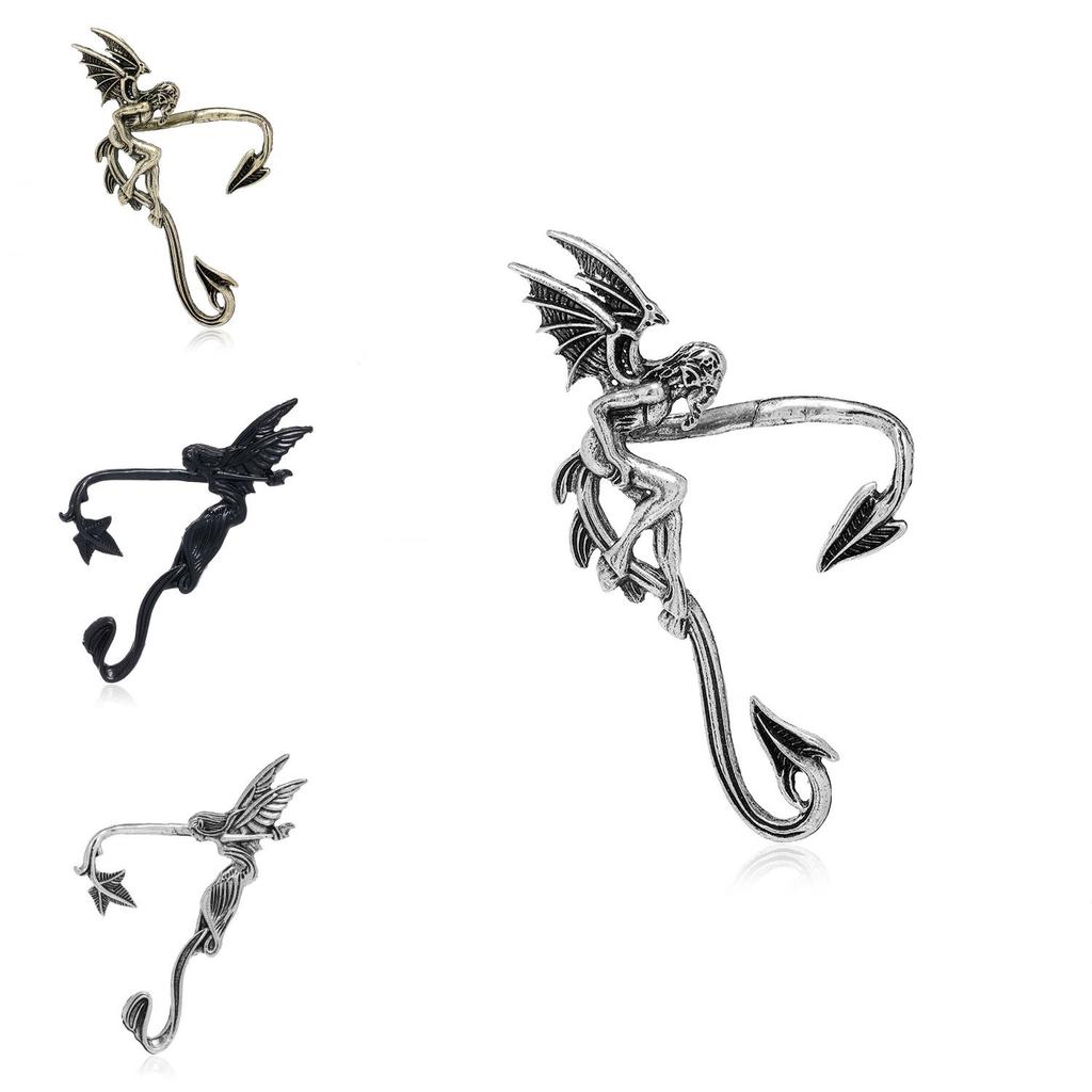 Gothic Punk Earring Cuff Jewelry With Alloy Material For Women