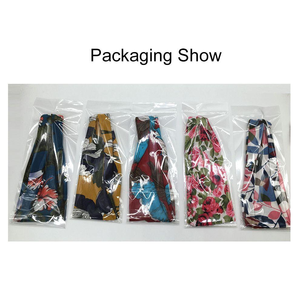 Scrunchy Hairband Sweat Absorbing Running Head Wrap Elastic Turban Women Headbands Sport Bandana