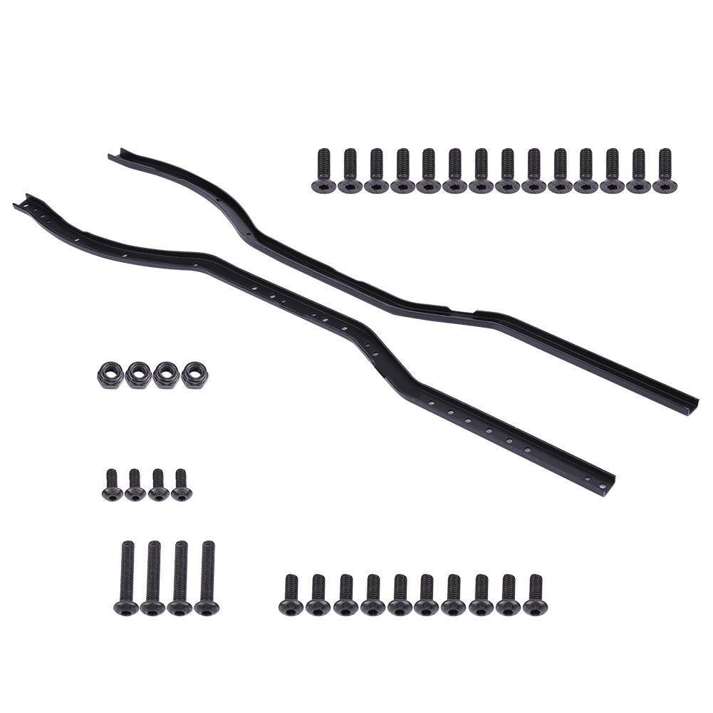 2pcs/set Steel Chassis Frame Rails for AXIAL SCX10 90027 SCX10 II 90046 90047 RC Car Crawler