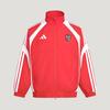 Adidas Jackets Unisex Bright Red/White Stand Collar Moderate Other