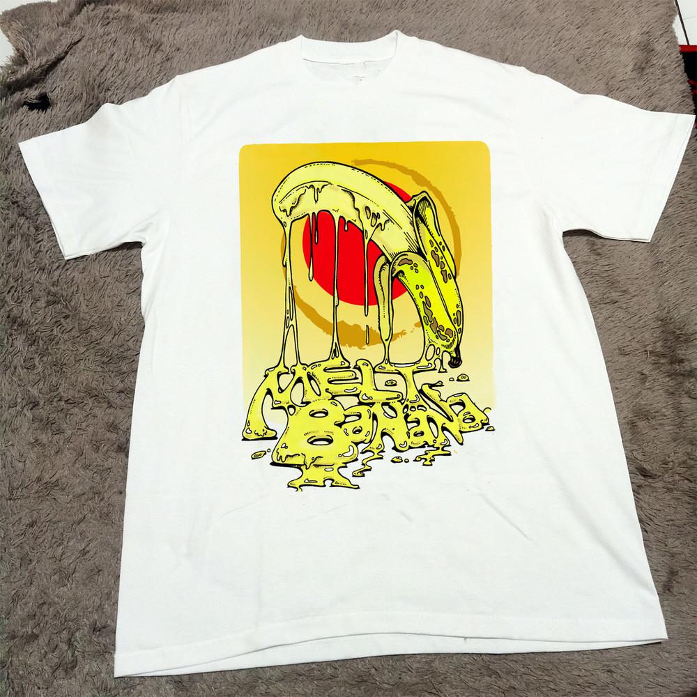 Melt-Banana Band Live On Stage White T-Shirt Cotton Unisex