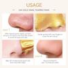 LAIKOU 24K Gold Snail Collagen Peeling Mask Face Skincare Dark Spots Remove Blackhead Anti-aging Facial Peel Off Skin Care