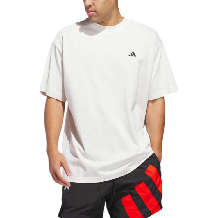 adidas Мужская футболка ANTHONY EDWARDS Белая JC7853