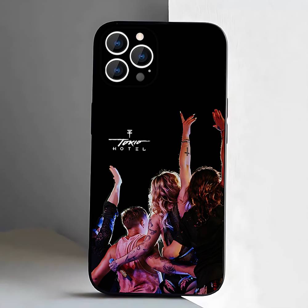 Том Билл Каулитц Т-Токио Отели Черный Чехол Для iPhone 17 13 14 15 11 16 12 Pro Max Pro Max Plus E Air Mini Чехол-Оболочка для Телефона