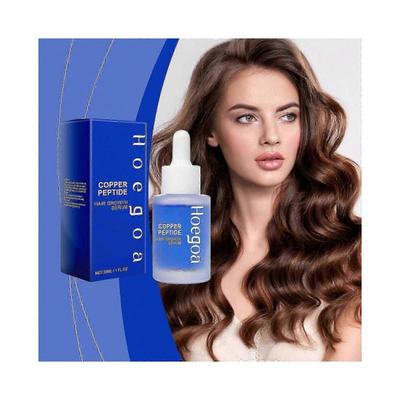 Передовая формула для роста волос с медными пептидами GHK-CU и AHK-CU, сыворотка для лечения роста волос с медными пептидами для мужчин и женщин