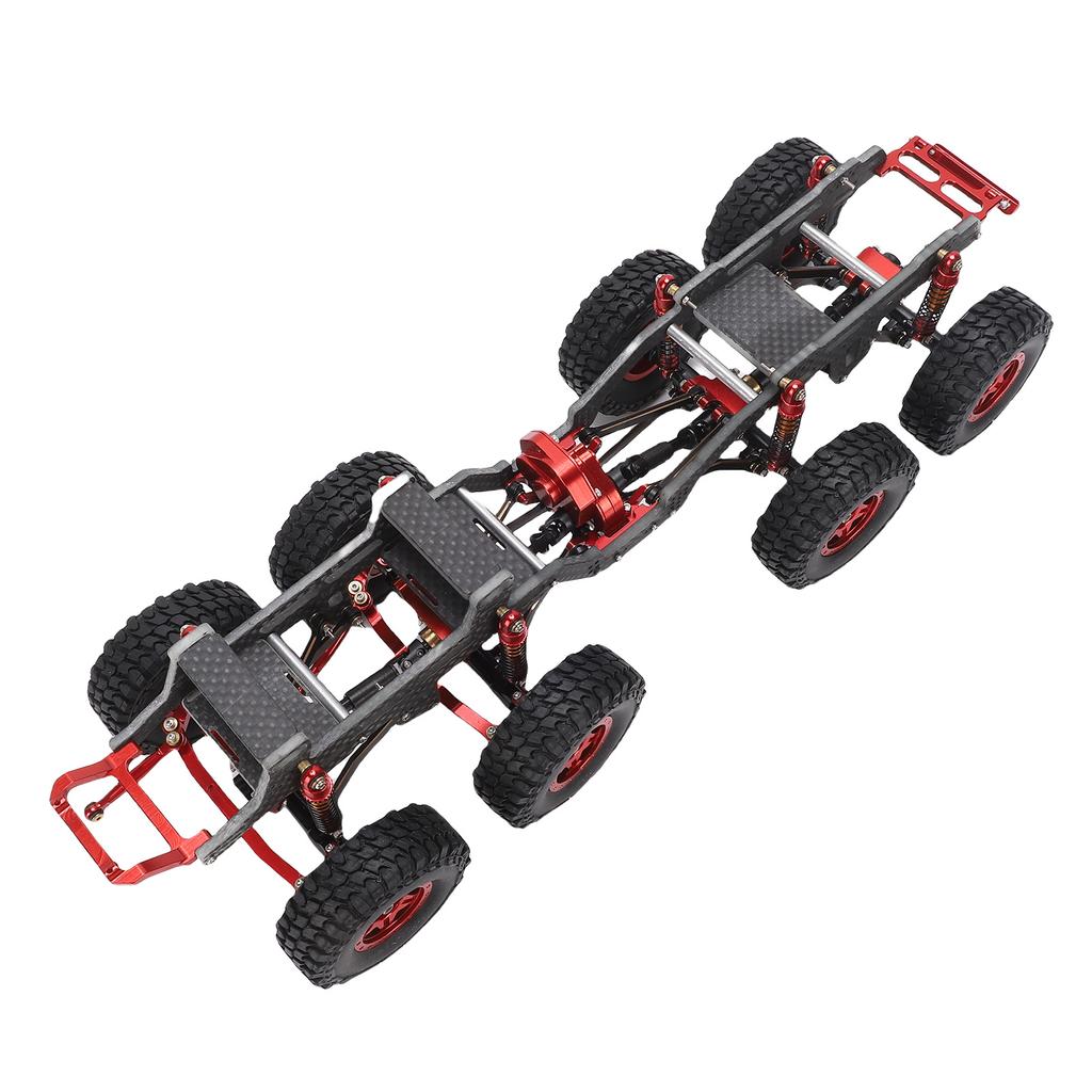 Углеродная Рама Шасси для Радиоуправляемой Машинки RC Car Замена для SCX24 RC Car 8x8 Шасси с Низким Центром Тяжести Комплект для Модификации
