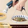 Stainless Steel Anti-Scald Bowl Clip & Non-Slip Tongs for Heat Insulation