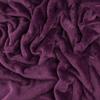 Minky fleece eggplant