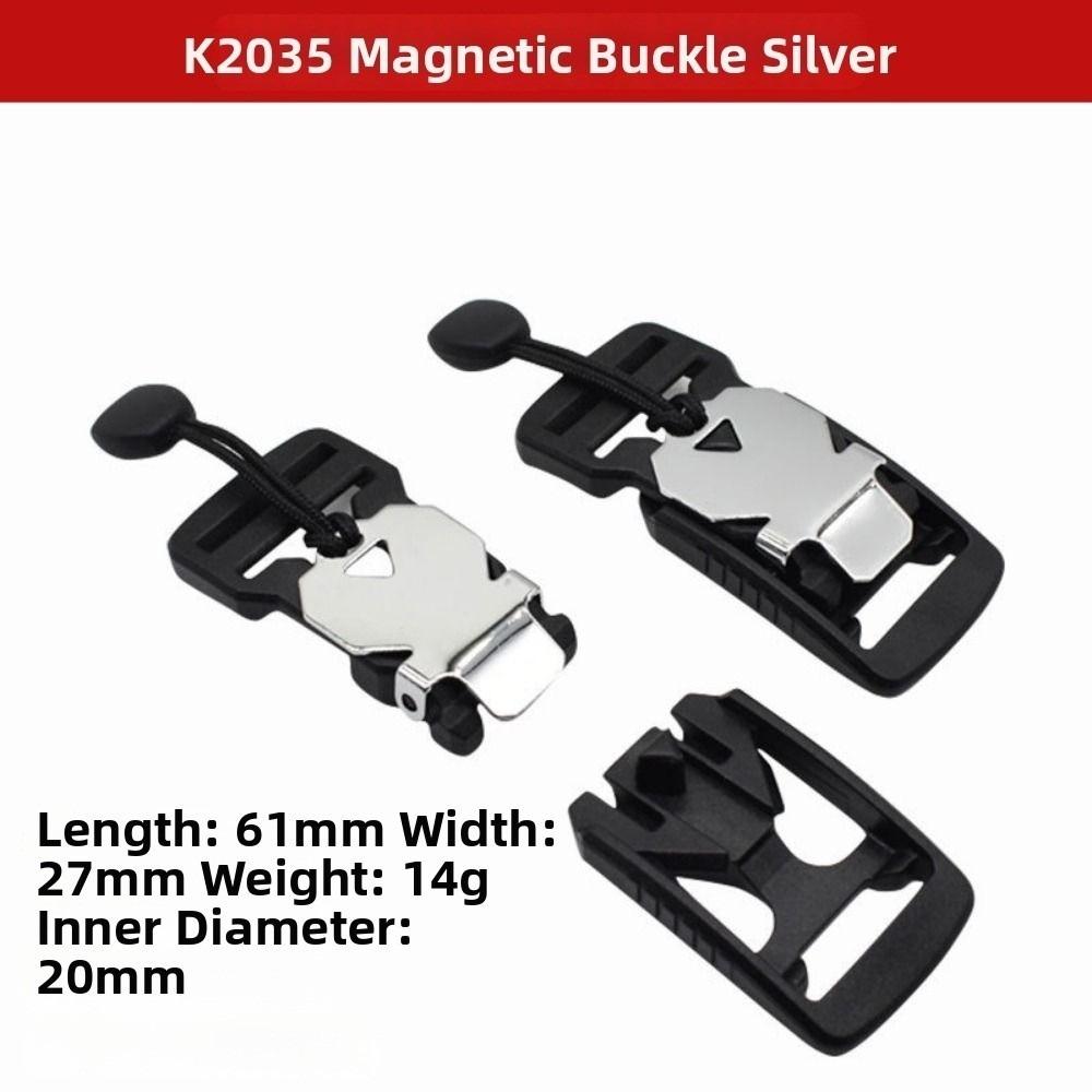 With Handle Magnetic Release Buckle Plastic Backpack Bags Strap Clip New Quick Side Buckle
