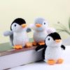 Charming Pink Gray Black Plush Penguin Doll Ultra Soft Stuffed Animal Keychain Gift For Kids And Collectors