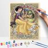 Disney Набор для рисования маслом по номерам Белоснежка ручной работы DIY украшение для дома подарок. 86 символов