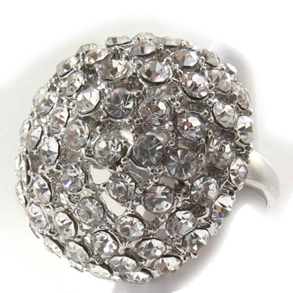 Дизайнерское кольцо 'Sissi' белое