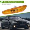 HOPESPANNER Compatible for BMW 320i 2002-2005 No.63137165913 Side Marker Light Cover Waterproof Yellow Left